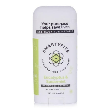 - SmartyPits 2.9 oz Sensitive Skin Formula Deodorant Eucalyptus & Spearmint