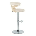 thumbnail image 5 of Gardenia Adjustable Bar Stool, Chrome Bar Stools, Bar Chairs, Swivel Bar Stools, Bar Stools Set of 2, 5 of 6