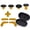 Gold, variant on Xbox Elite Series 2 Core Controller Upgrade – Metal Thumbsticks, Paddles & D-Pad Kit with Magnetic Buttons (Black&Silver)