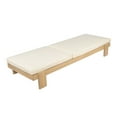 thumbnail image 3 of Christopher Knight Home Coastal Outdoor Chaise Lounges with Cushions, Solid Wood Frame, Beige, Set of 2, 3 of 13