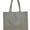 Natural, variant on Eco-friendly Jute Shopping Tote with Accent Front Pocket 13.5" X 15.5" X 6.25" Ivory