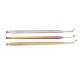 thumbnail image 1 of Eyelash Lift Perm Tool, Lash Separator Tint Tool Professional 3pcs Double Ended Long Curved Needle Stainless Steel Colorful Golden Silver  For Tinting, 1 of 8
