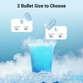 thumbnail image 3 of Joreek Smart Countertop Ice Makers, Portable Ice Maker Machine with Self-Cleaning, 6 Mins 9 Bullet Ice, 26lbs/24Hrs, Voice Remote for Home Kitchen Party Camping, 3 of 8