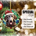 thumbnail image 6 of Curly-coated Retriever Dog Ornaments Ceramic For Christmas, Stained Glass Ornaments Ceramic Christmas 2025, 6 of 7