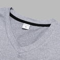thumbnail image 5 of LTTVQM Men's T-Shirts 2026 Summer Spring V-Neck Short Sleeve Basic Tees Shirts Solid Color Casual Clothes with Pocket Light Gray XL, 5 of 5