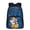 Astronaut Capybara, variant on chaqlin Corgi Bulldog School Backpack for Girls 8-10,17 Inch Bookbag Front Pocket Knapsack Zippered School Bags with Insulated Lunch Box Attached 2 in 1