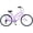 Purple, variant on 26-Inch Women's Beach Cruiser Bike with 7-Speed and V-Brakes,Purple