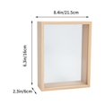 thumbnail image 3 of BESTONZON Press Flower Box Dry Flower Display Frame DIY Flower Frame Specimen Display Frame, 3 of 7
