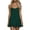 Green, variant on Hurxie Women's Bathing Suit Cover Up Spaghetti Straps Swim Dresses Beach Cover Ups Pleated Neck Swimsuit Coverups Green,L