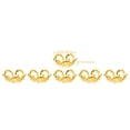 thumbnail image 2 of AURARMLET 100Pcs Metal Flower Bead Caps Golden Iron Spacer Beads Caps for Jewelry Making Crafts, 2 of 6