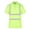 Yellow, variant on MuXiKeJi Clothes Reflective Polo Shirts for Men Women Safety Reflective Strips Construction Daily Work Short Sleeve Tee Shirts