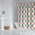 thumbnail image 4 of Shower Curtain for Bathroom Christmas Tree Gingerbread Man Shower Curtains Durable Simple Bathroom Curtains Hooks Included,72x72Inch, 4 of 5