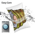 thumbnail image 5 of Kdxio Cotton Pillow Cases 14"x20" Pillowcases,Soft and Breathable Bedroom Pillow Cases-Fishing Gnome Fisherman-No Pillow Core, 5 of 5