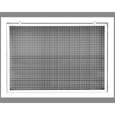 

26 x 14 Cube Core Eggcrate Return Air Filter Grille for 1 Filter