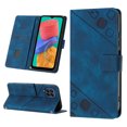 thumbnail image 1 of Compatible with Samsung Galaxy M33 5G Classic Embossed PU Leather Case with Card Holder Shockproof Cover, 1 of 5