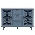 thumbnail image 2 of Retro Sideboard Buffet Cabinet with 2 Doors and 3 Drawers, Accent Storage Cabinet Chest for Kitchen,Dining/ Living Room,Hallway, 2 of 7