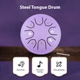 thumbnail image 3 of Percussion Instrument,Handpan Drum And Portable C Key Percussion Meditation Notes C 4 Inch Meditation And Drum Key Drum Meditation And Time Key Percussion Friends Handpan 8 Notes Meditation Majors, 3 of 7