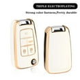 thumbnail image 5 of for Chevy Key Fob Cover Case with Keychain for Chevrolet Buick Camaro Cruze Equinox Malibu Impala Spark Sonic GMC, 5 of 6