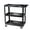 Black, variant on Leumius 3-Tier Rolling Tool Cart Utility Cart on Wheels, 450 lb Heavy Duty Rolling Tool Cart for Warehouse, Garage, Black