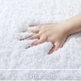 thumbnail image 3 of Alfombra de baño LOCHAS de microfibra blanca, 60 x 150 cm, absorbente, 3 of 6