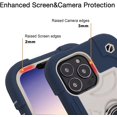 thumbnail image 4 of Funda compatible con iPhone 13 pro max con soporte de grado militar a prueba de golpesfelicia azul Fokelyi CZDZ-HY223-2, 4 of 6