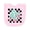 AD-Pink, variant on Inktastic Retro Skating Roller Skates Checkered Newborn Bib