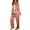 Pink, variant on UJNDER Women's Fashion Pajama Printing Sets Long Sleeve Button Down Sleepwear Nightwear Soft Sets for Women Pink S