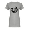 thumbnail image 2 of Beautiful Unicorn And Landscape Shaped Tee Women's -Image by Shutterstock, 2 of 4