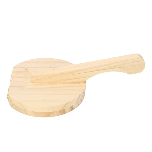 Dough Press, Wooden Tortilla Maker Multifunction Tortilla Press Dough Maker with Ergonomic Handle Flour Tortilla Press Labor Saving Stable Tortilla Maker Press for Baking