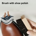 thumbnail image 3 of LShunze Square Cleaning Scrubber with Firm Grip, Handcrafted Beechwood Shoe & Car Brush Set - Premium Horsehair & Boar Bristle for Dusting & Cleaning, 3 of 8