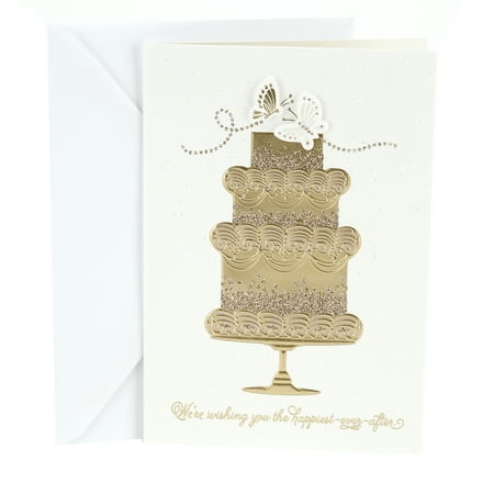 Bridesmaid Wedding Greeting Card - Hallmark Wedding Greeting Card (Wedding Cake)
