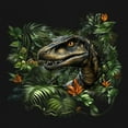 thumbnail image 3 of Velociraptor Jungle Women's Tank Top Dinosaur Hunter Jurassic Period Raptor Reptile Dino Tropical Paleontology, 3 of 7