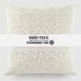 thumbnail image 5 of Noble Linens 2-Pack Seed Stitch Knit and Cotton Patterned Decor Throw Pillows - Natural, 5 of 8