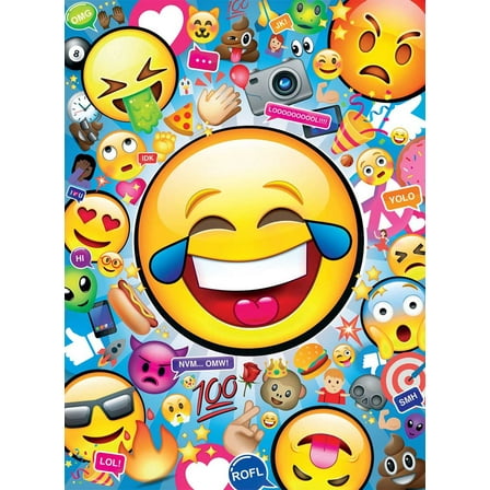 Buffalo Games Collage Emoji's 1000-Piece Interlocking Jigsaw Puzzle for Adults Ages 14 