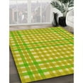 thumbnail image 3 of Ahgly Company Machine Washable Indoor Square Transitional Chameleon Green Area Rugs, 3' Square, 3 of 7