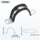 thumbnail image 3 of Uxcell 10 Paquete de Abrazaderas de Cable 1.5" 304 Acero Inoxidable Goma Forma U para Tubo, 3 of 7