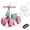 green&red, variant on 6V Electric Baby Balance Bike with Bubble Machine,4 in 1 Toddler Balance Bike w/Remote for 1 Year Old Boys Girls Kids Ride on Toys w/Powered Motor,LED Lights (Purple)