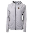 thumbnail image 2 of Women's Cutter & Buck Gray Oregon State Beavers Adapt Eco Knit Hybrid Recycled Full-Zip Hoodie, 2 of 3