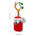 thumbnail image 2 of Caja interesante Lindo Robot de Peluche de Juguete con luz LED Botella de tiburón Cubo Figura de Anime de Dibujos Animados Muñeco de Peluche Suave Almohada Regalos de cumpleaños de Navidad, 2 of 8