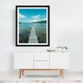 thumbnail image 3 of Dock on Lake George 04 - Silver Bay New York Photography Lake Nature Scenic Landscape Water Summer Black Framed Wall Art Print 9 x 12 inches, 3 of 4
