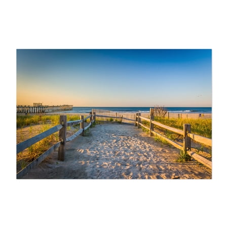 Ventnor Atlantic - Ventnor City New Jersey Photography Unframed Wall Art Print 5 x 7 inches