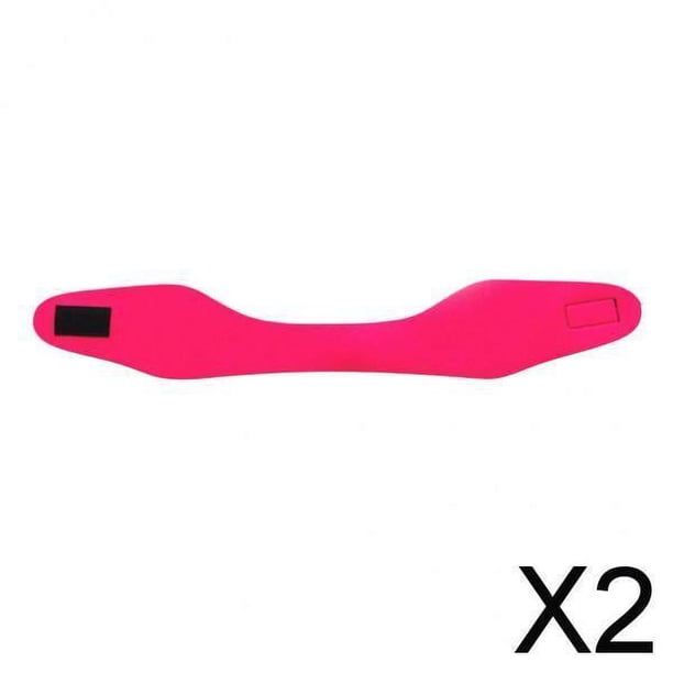 Set de 2 Bandas Elásticas para Cabeza shamjiam Neopreno suave Ideal para natación 2 piezas