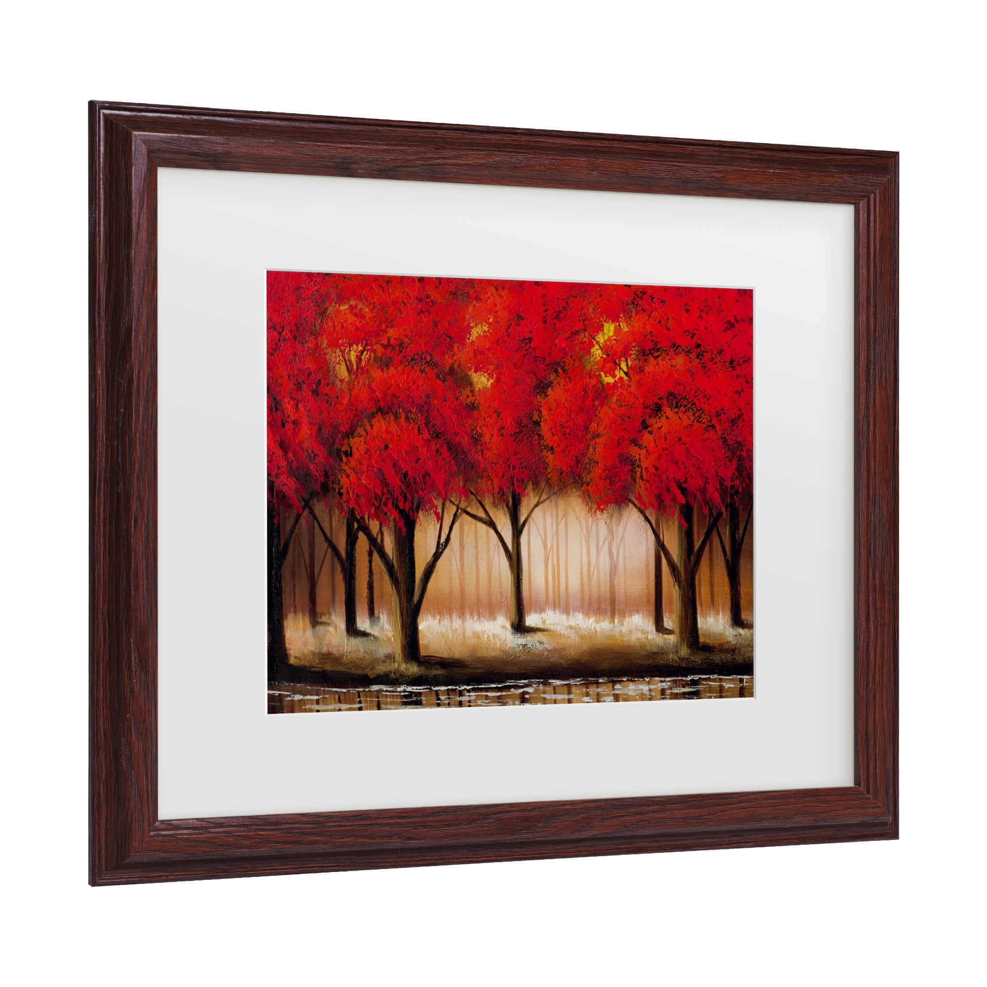 Trademark Fine Art 'Parade of Red Trees II' Canvas Art by Masters Fine Art