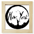thumbnail image 1 of Nueva York USA libertad silueta Pantalla de escritorio de pared de fotograma cuadrado, 1 of 4