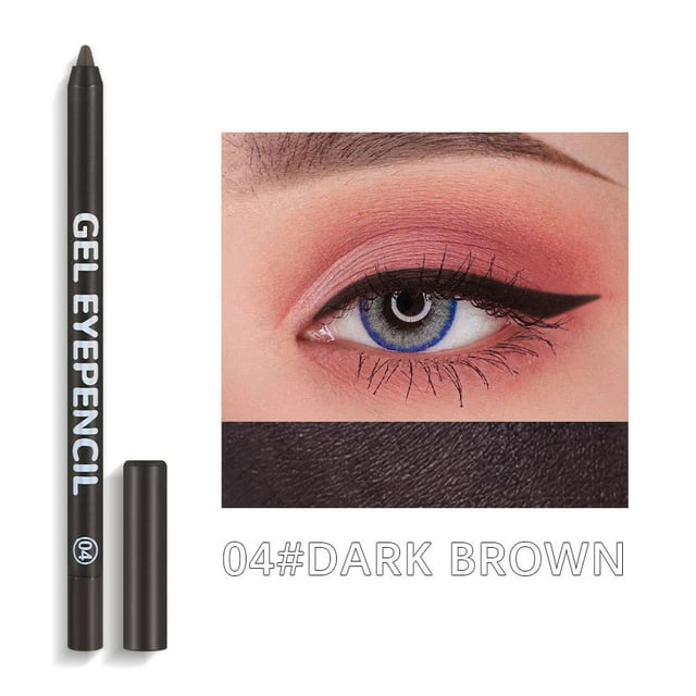 Lápiz delineador de ojos blanco Lápiz de cejas de color Lápiz delineador de ojos en gel Lápiz de espuma de gusano de seda resistente al sudor Lápiz de ojos Lápiz delineador de ojos de color