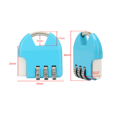 thumbnail image 2 of Mini candado de equipaje de 8 piezas, cerradura de combinación de 3 dígitos para dormitorios, armarios de gimnasio, cerrojo para cajón, Maleta de viaje, 34*36mm, 2 of 4