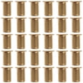 thumbnail image 1 of Miangastore Shelving Peg Golden 30Pcs 0.4In Cylindrical Copper Repair Replacement, 1 of 8