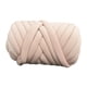 thumbnail image 4 of Hilo grueso, hilo grueso voluminoso, hilo de ganchillo con nudo trenzado, tubo de 500 g, hilo gigante jumbo Rosa claro, 4 of 9