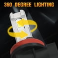 thumbnail image 5 of Fits 2015-2021 Dodge Challenger LED Headlight Bulbs 9012 High Low Beam H11/H8/H16 Fog Light Kit, 5 of 18