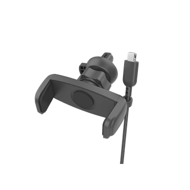 onn. Car Vent Phone Mount Compatible with 2.5" to 3.9" Wide Phones, Black